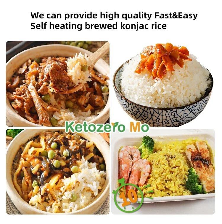 Casual Food Free Cooking Convenient Instant Meal Replacement Staple Konjac Instant Rice