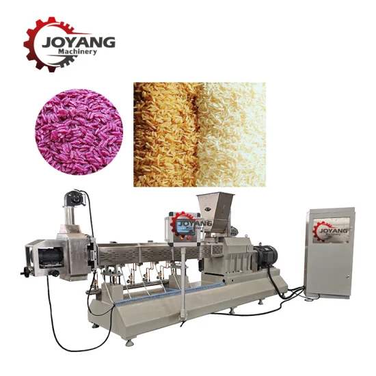 Planta extrusora de arroz nutricional Máquina para fabricar arroz Konjac